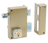 Serrure monopoint en applique ALPHA cylindre rond Vertical tirage droite - BRICARD - 450110