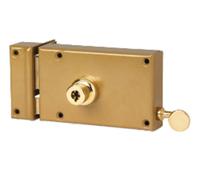 Serrure monopoint en applique horizontal tirage cylindre de 45 mm 5 à ailettes gauche POLLUX 201510G