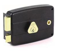 Serrure monopoint en applique horizontale à fouillot 40mm gauche - CISA - 3005012000 Noir G