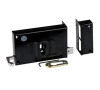 Dom Serrure en applique horizontale ND10 9770 – Réglable 52/60 mm – Tirage gauche – Cylindre euro