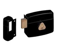 Serrure monopoint pêne dormant horizontale axe 70mm cylindre 45 mm gauche - CISA - 3005028000 Noir G