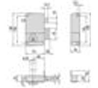 Serrure monopoint vertical tirage gauche cylindre de 50mm - CISA - 3005036000 Noir G