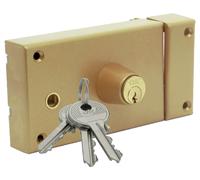 Serrure monopoint ZENITH 542 horizontal fouillot cylindre de 40mm droite - ISEO - 25030401.5 Noir G