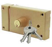 serrure monopoint zenith 542 horizontal fouillot cylindre de 45 mm gauche ISEO 25030455.5