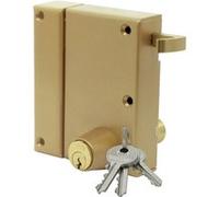 Serrure monopoint ZENITH 571 vertical tirage cylindre de 45mm gauche - ISEO - 25080455.5 Noir G