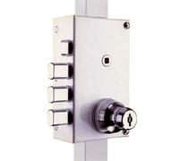 Serrure multipoints en applique Série 448 coloris blanc A2P* gauche - MOTTURA - 30448AS5NXHAFS