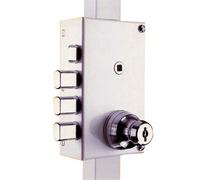 Serrure multipoints en applique Série 448 coloris blanc A2P* gauche - MOTTURA - 30448AS5NXHAFS