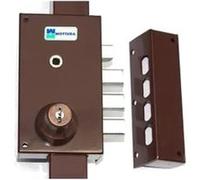 Serrure multipoints en applique Série 448 coloris marron A2P* droite - MOTTURA - 30448VD5NXHAFD Noir G