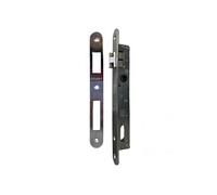 Serrure portail battant - Axe 15mm - Ouverture oblongue - Avec gâche