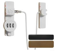 Serrure pour chaîne Alliage Zinc 4 Chiffres pour porte Fenêtre(O) | Mécanisme 4 chiffres, 10000 combinaisons, pour idéal pour porte fenêtre, installation pour facile, sécurité renforcée
