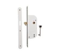 Serrure pour Porte en Bois Coulissante à Encastrer à Crochet, à Clé avec Gâche KLOSE besser