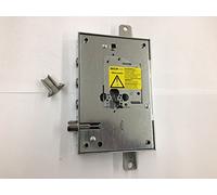 Serrure pour portes blindée securemme série 25 avec cœur à cylindre européen securtina 4 accélérez, Course mm 40 Entrée t poignée 63 mm. Gauche à pousser. 3 targettes D18 avec entraxe 28 mm