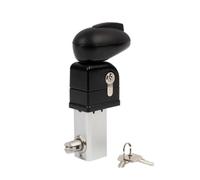 Serrure pour portillon de piscine - LOCINOX - TWIST40 - Acier inoxydable - Coloris NOIR - Sécurité enfants