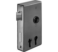 Serrure spéciale AMF pour constructions métalliques 140D, 2 PZW,DM 30/60mm,épaisseur du coffre 30