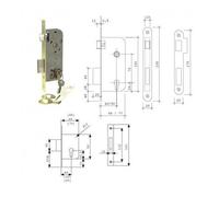 Serrure Tesa 2031-hl/40