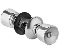 Serrure tubulaire à poussoir simple axe 80 mm inox standard VACHETTE V6524X2SJ