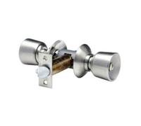 Serrure tubulaire V6526 axe 63,5mm bouton tulipe inox - - 19299000