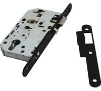 Serrure urgence à larder D456 VACHETTE - axe 50 mm - vernis bouts ronds - 14494000