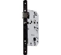 Serrure urgence à larder D457 VACHETTE - axe 50 mm - tétière réversible - noir droite - 14497000
