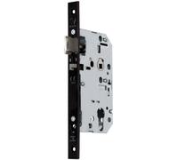 Serrure urgence à larder D457 VACHETTE - axe 50 mm - tétière réversible - noir droite - 14497000