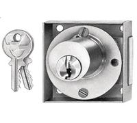 Vachette Serrure en applique V135 V5 droite Ø25 mm carré 20 mm 11309000