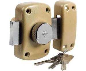 Serrure Vachette Cyclope 67600VRX-40/SC Bouton Pêne Cylindre L 40 mm D 23 mm bronze