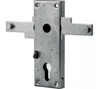 Serrure verticale porte basculante garage - cylindre européen - Prefer JPM