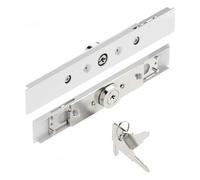 Serrure volet roulant cylindre entrou - 2 pivots - 7 à 9 - brun-AA40 TIRARD