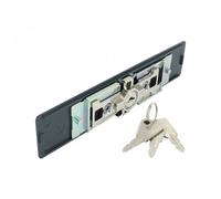 Serrure volet roulant cylindre rond - 1 pivot - 7 à 9 mm - noir - AA80 TIRARD