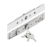 Serrure volet roulant cylindre varié - 2 pivots - 7 à 9 - blanc - AA4 TIRARD