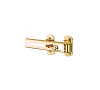 SERRURERIE de PICARDIE - Entrebâilleur pour Porte d'Entrée - Acier - Sécurité Optimale - Compatible Toutes les Portes - Finition Dorée - Mesure 14,8 cm - Jaune/Doré