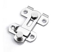 Serrures à loquet, Loquet de porte à boulon coulissant 180 °(Silver)