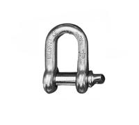 Serrures à manille à anneau en D 0,5T-55T, manilles de levage robustes, matériau en acier allié, for le gréement, le transport, maillon de chaîne en acier(35t-1pack)