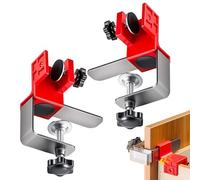 Serrures de Fixation pour Façades de Tiroir | Kit D'Outils De Montage De Porte De Meuble 2 Pièces - Fixations De Positionnement De Gabarit Pour Cadre De Montage