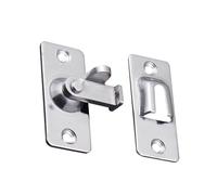 Serrures de porte de grange - Serrure de porte de grange - Serrure de porte coulissante à 90 degrés - En acier inoxydable - Serrure de porte de grange pour portes d'animaux domestiques, hôtels