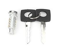 Serrures de porte de voiture, cylindre de serrure de porte, serrures à cylindre, baril de serrure de porte en fer 1Pc avec 2 clés 6707600205 adapté pour VITO W638/V CLASS 1999-2003 Cylindre Serrure