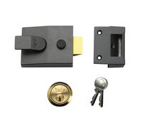 Serrures Yale P89 Verrou De Nuit 60Mm Arrière DMG Fini Visi YALP89DMGPB