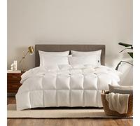 Serta Couette Alternative hypoallergénique Extra Chaude en Duvet avec Boucles d'angle, Microfibre de Polyester, Blanc, lit Double/Grand lit