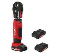 Sertisseuse L2X VIRAX 253571 - 20kN + 2 batteries 18V 2Ah Li-Ion CAS + pince mère