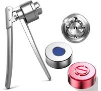 Sertisseuse manuelle pour flacons, Pince à sertir manuelle en acier inoxydable for bouchons rabattables aluminium et plastique Al de 13 mm 20