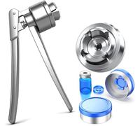 Sertisseuse manuelle pour flacons, Pince à sertir manuelle en acier inoxydable for bouchons rabattables aluminium et plastique Al de 13 mm 20