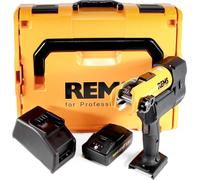 Sertisseuse radiale AKKU-press - Electro-hydraulique - 32kn - REMS - avec 1 batterie 22V 2.5Ah - chargeur - coffret - 576011 R220
