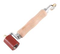 SERUCARY Pvc Roller Rouleau de Couture Rouleau de Bande d'Étanchéité Outil de Rouleau de Finition Matériaux Silicone Acier Bois Prise Stable pour Usage, Array, Rouge