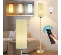 Seruno X Lampadaire Sur Pied Salon avec télécommande, Températures de Couleur Réglable, Ampoule LED 9 W incluse, Lampe de Lecture Gris Moderne, Lampes de Chevet pour Chambre à Coucher, Salon, Bureau