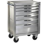 Servante 40n - 6 tiroirs - version inox SAM OUTILLAGE - SERVI-640NX