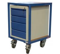 Servante atelier 1 plateau bois 600 x 600 mm 400 kg - FIMM - 880010596