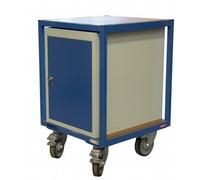 Servante atelier 1 plateau bois 600 x 600 mm 400 kg - FIMM - 880010597