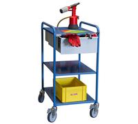 Servante d'atelier 3 plateaux + 1 tiroir 635 x 470 mm 250 kg - 880008446