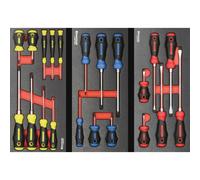Servante d'atelier 7 tiroirs composée de 237 outils - modules métal DRAKKAR TOOLS - 83896