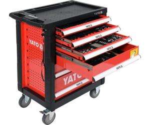 Servante d'atelier 970x770x470mm y compris outils 185 pièces